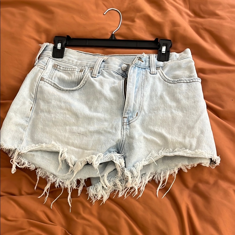 Women's Distressed Denim Shorts